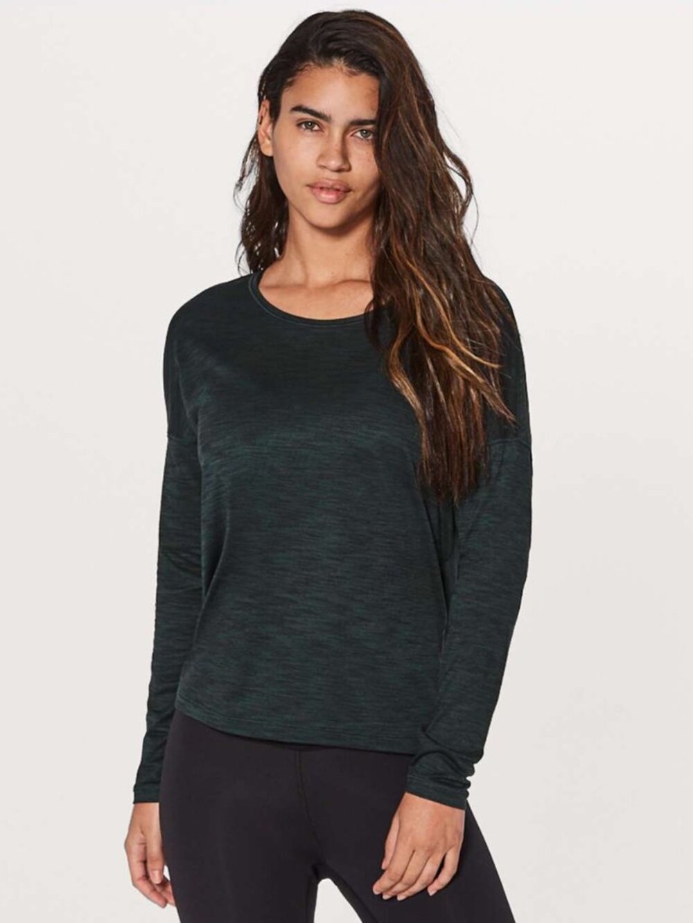 Lululemon Women's Get Set Long Sleeve - Dark Green